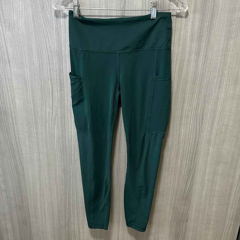 Yogalicious Dark Green High-Waisted Leggings